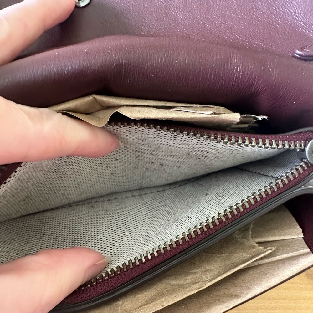 Coach 1941 Gray Glovetanned Leather Clutch Wristlet - Picture 4 of 9